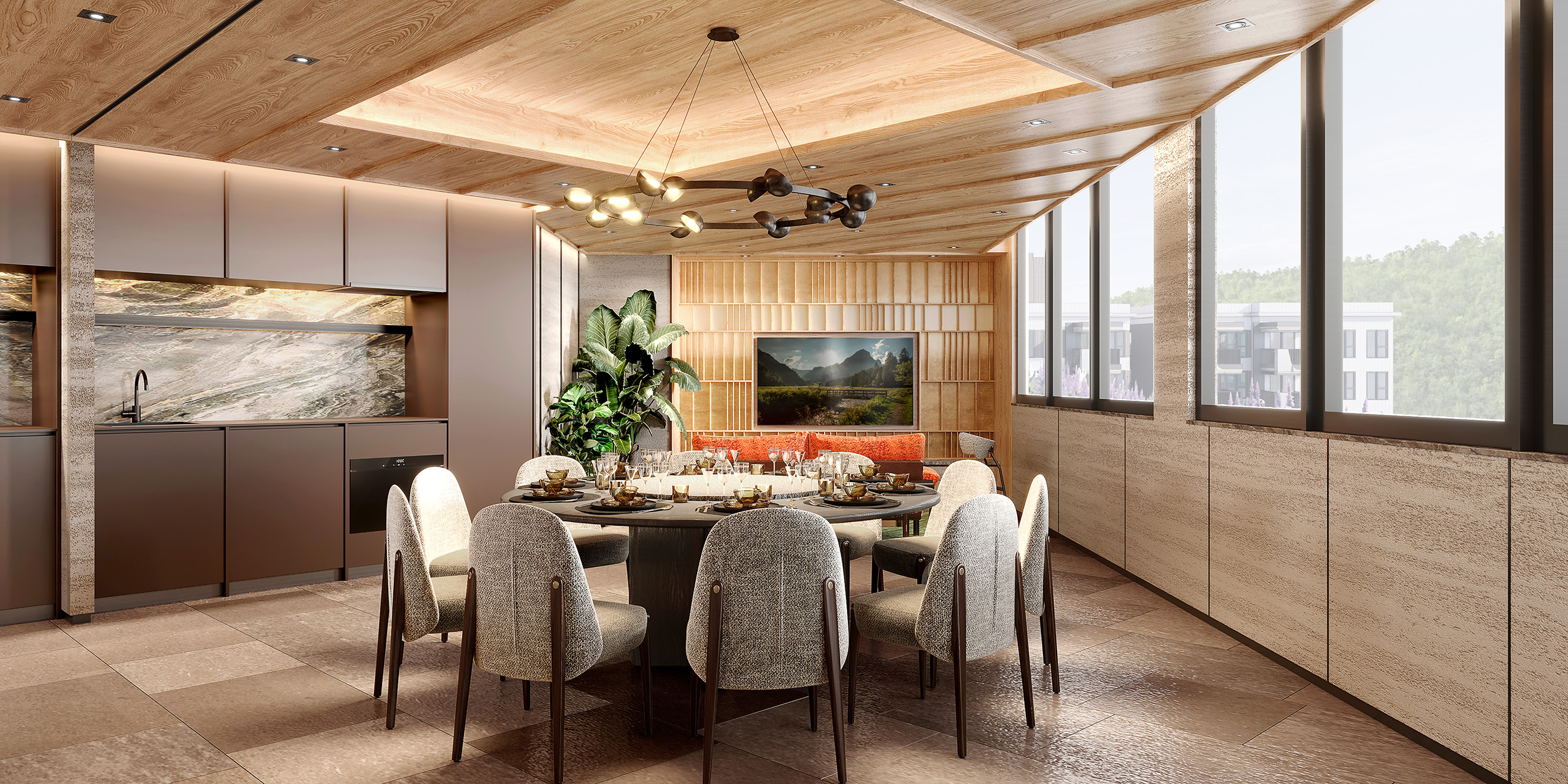 Clubhouse rendering¹